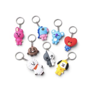 LLAVEROS DE GOMA BT21