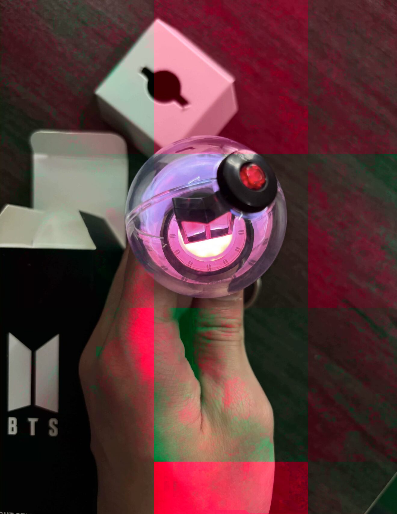 LLAVERO ARMY BOMB LIGHTSTICK BTS V4 - Imagen 4